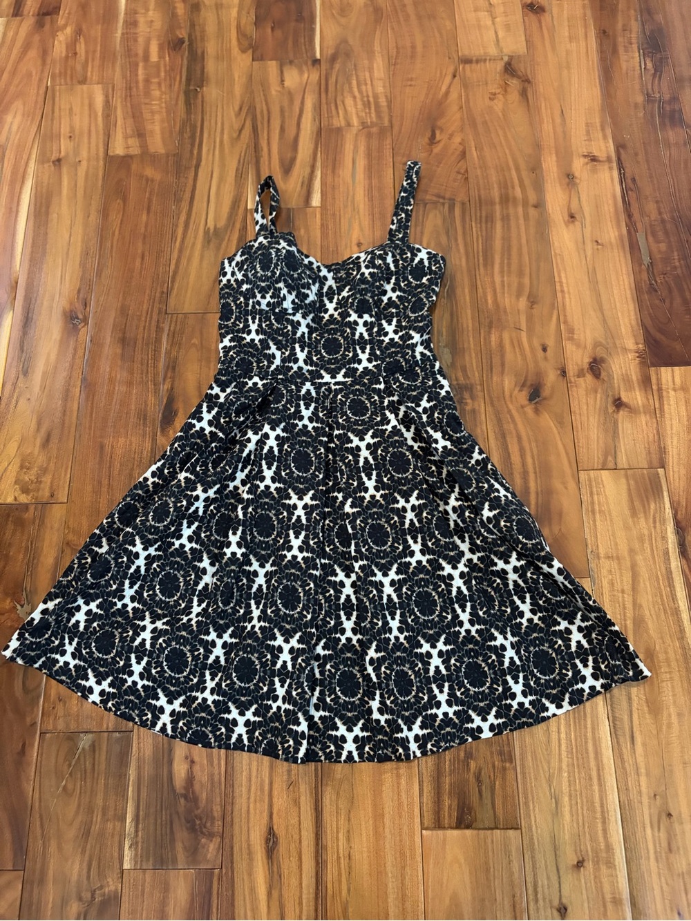 NWOT Anthropologie Eva Franco Sleeveless Fit & Flare Lined Dress Size 6